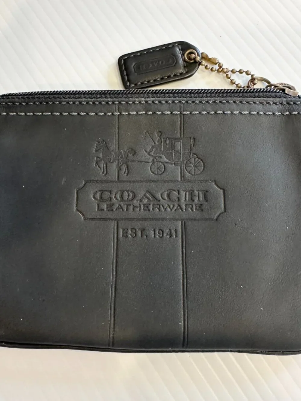 COACH Bleecker Legacy Tattersall Shopper with Matching Mini Pouch - Picture 13 of 16